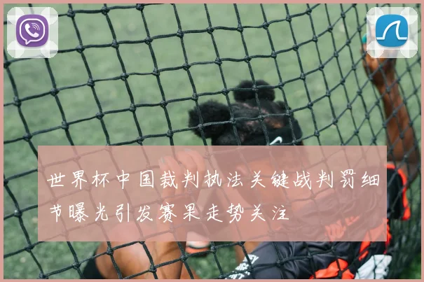 世界杯中国裁判执法关键战判罚细节曝光引发赛果走势关注